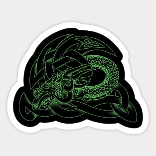 Viking Dragon Sticker